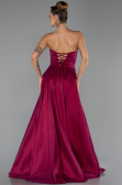 Robe de Soirée Longue Prune ABU6502