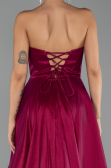 Robe de Soirée Longue Prune ABU6502
