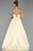 Robe de Soirée Longue Jaune ABU6502