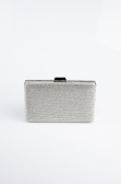 Sac de Soirée Luxe Pierreux Argent SH863