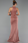 Robe de Soirée Longue Marron Clair ABU6083