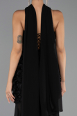 Robe de Soirée Longue Noir ABU6541