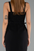 Robe de Cérémonie Midi Noir ABK2688