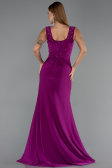Robe de Soirée Longue Fushia ABU6552