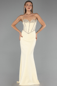 Robe de Soirée Longue Jaune ABU6327