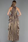 Robe de Soirée Longue Kaki ABU6571