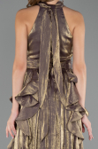 Robe de Soirée Longue Kaki ABU6571