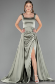 Robe Grande Taille Longue Satin  ABU6576