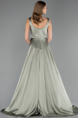 Robe Grande Taille Longue Satin  ABU6576