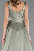 Robe Grande Taille Longue Satin  ABU6576
