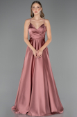 Robe de Soirée Longue Satin Pelure D'oignon ABU6573