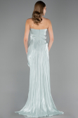 Robe de Soirée Grande Taille Longue Mousseline Menthe ABU6582