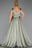 Robe Grande Taille Longue Satin  ABU6576