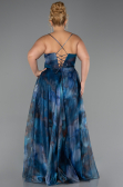Robe De Graduation Grande Taille Longue Vert Pétrole ABU6586
