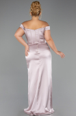 Robe De Soirée Grande Taille Longue Satin Vison ABU6577