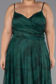 Robe De Graduation Grande Taille Longue Émeraude ABU6558