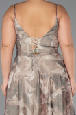 Robe De Graduation Grande Taille Longue Vison ABU6558