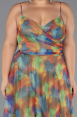 Robe De Graduation Grande Taille Longue Rinçage ABU6558