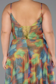 Robe De Graduation Grande Taille Longue Rinçage ABU6558