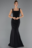 Robe Queue de Poisson Longue Noir ABU6591