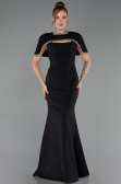 Robe Queue de Poisson Longue Noir ABU6591