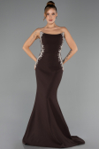 Robe de Soirée Longue Brun ABU6374