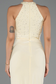 Robe de Soirée Longue Jaune ABU6215