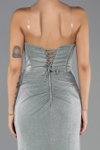 Robe de Soirée Longue Menthe ABU6599