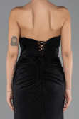 Robe de Soirée Longue Noir ABU6599