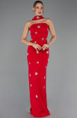 Robe de Soirée Longue Rouge ABU6601