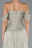 Robe de Soirée Longue Mousseline Menthe ABU6602