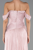 Robe de Soirée Longue Mousseline Poudre ABU6602