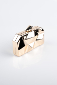 Sac de Soirée Luxe Métal Rose SH921