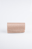 Sac de Soirée Luxe Argenté Rose SH806