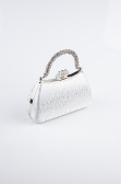 Sac de Soirée Luxe Argent KC711