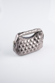 Sac de Soirée Luxe Cuir Platine KC410
