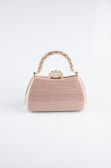 Sac de Soirée Coupe Au Laser Rose KC711