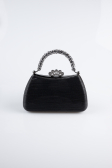 Sac de Soirée Coupe Au Laser Noir KC711