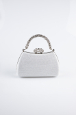 Sac de Soirée Luxe Argent KC711