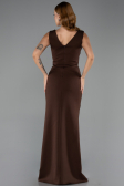 Robe de Soirée Longue Brun ABU6524