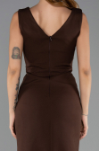 Robe de Soirée Longue Brun ABU6524