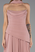 Robe de Soirée Longue Mousseline Pelure D'oignon ABU5763