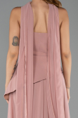 Robe de Soirée Longue Mousseline Pelure D'oignon ABU5763