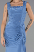 Robe de Soirée Longue Indigo ABU6552