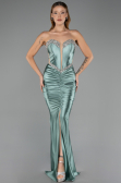 Robe de Soirée Longue Menthe ABU6606