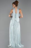 Robe de Soirée Longue Mousseline Menthe ABU6644