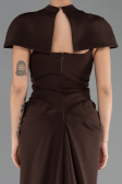 Robe de Soirée Longue Brun ABU6645