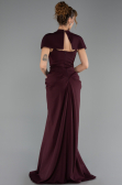 Robe de Soirée Longue Couleur Cerise ABU6645