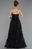 Robe de Soirée Longue Noir ABU6408