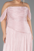 Robe De Soirée Grande Taille Longue Mousseline Poudre ABU6603